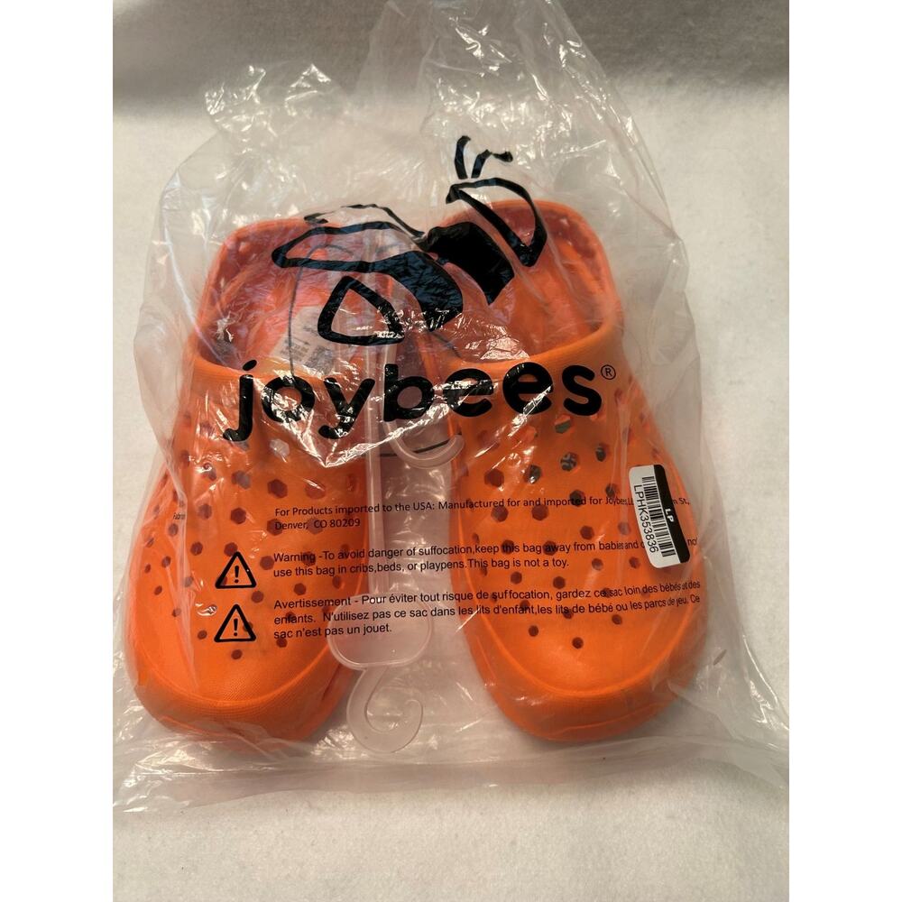 NWI Joybees Active Clog Game Day Orange Women’s 6 / Men’s 4 Lightweight EVA - Picture 11 of 12